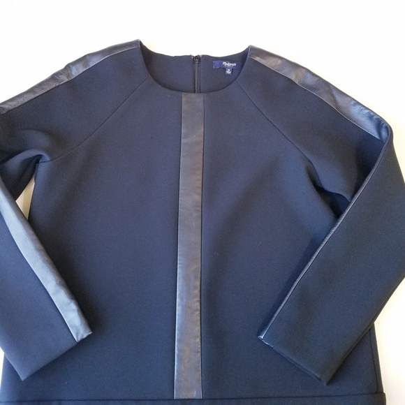 Madewell | Leather Insert Sweatshirt M - Picture 5 of 14